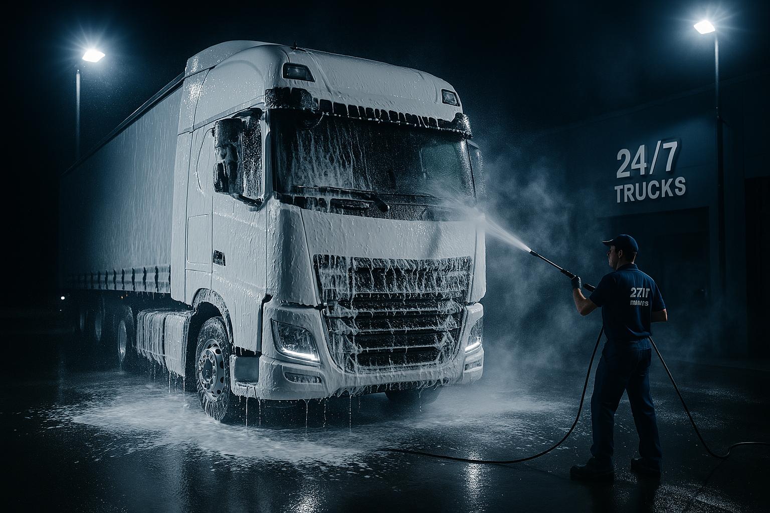 Schone vrachtwagen